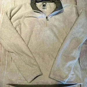 North Face Fleece - off white - size Medium